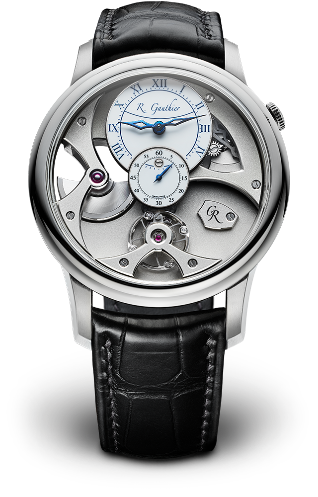 Platinum limited edition, Insight Micro-Rotor, Heritage Collection, Romain Gauthier, MON00300